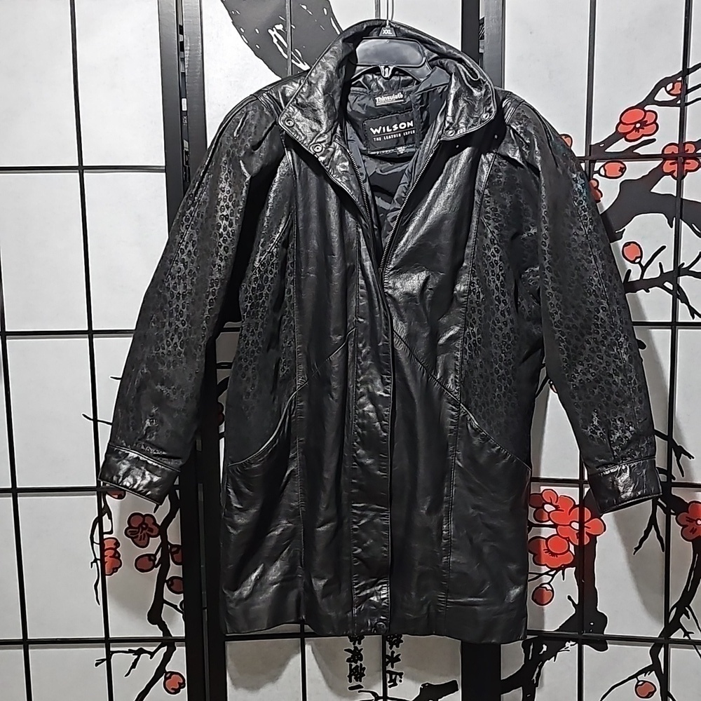 Wilsons Leather‎ Vintage Leather Coat Size Medium